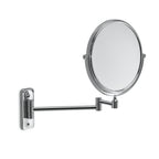 Specchio ingranditore Gaia di Gedy in Acciaio Inox - Cromato