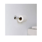 Porta rotolo da incollo della collezione 'Duo Round' by Cosmic in acciaio cromato - Versione destra