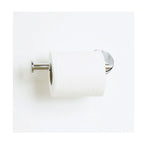 Porta rotolo da incollo della collezione 'Duo Round' by Cosmic in acciaio cromato - Versione sinistra