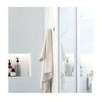 Appendino a muro da incollo in ottone cromato della collezione 'Duo Round' by Cosmic