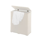 Cesto portabiancheria modello Ambrogio di Gedy - Bianco