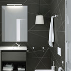 Appendino a muro in alluminio satinato della collezione 'Diabolo' by Cosmic - Bianco