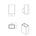 Porta Spazzolino a muro in ottone cromato della collezione 'Bath Life' by Cosmic