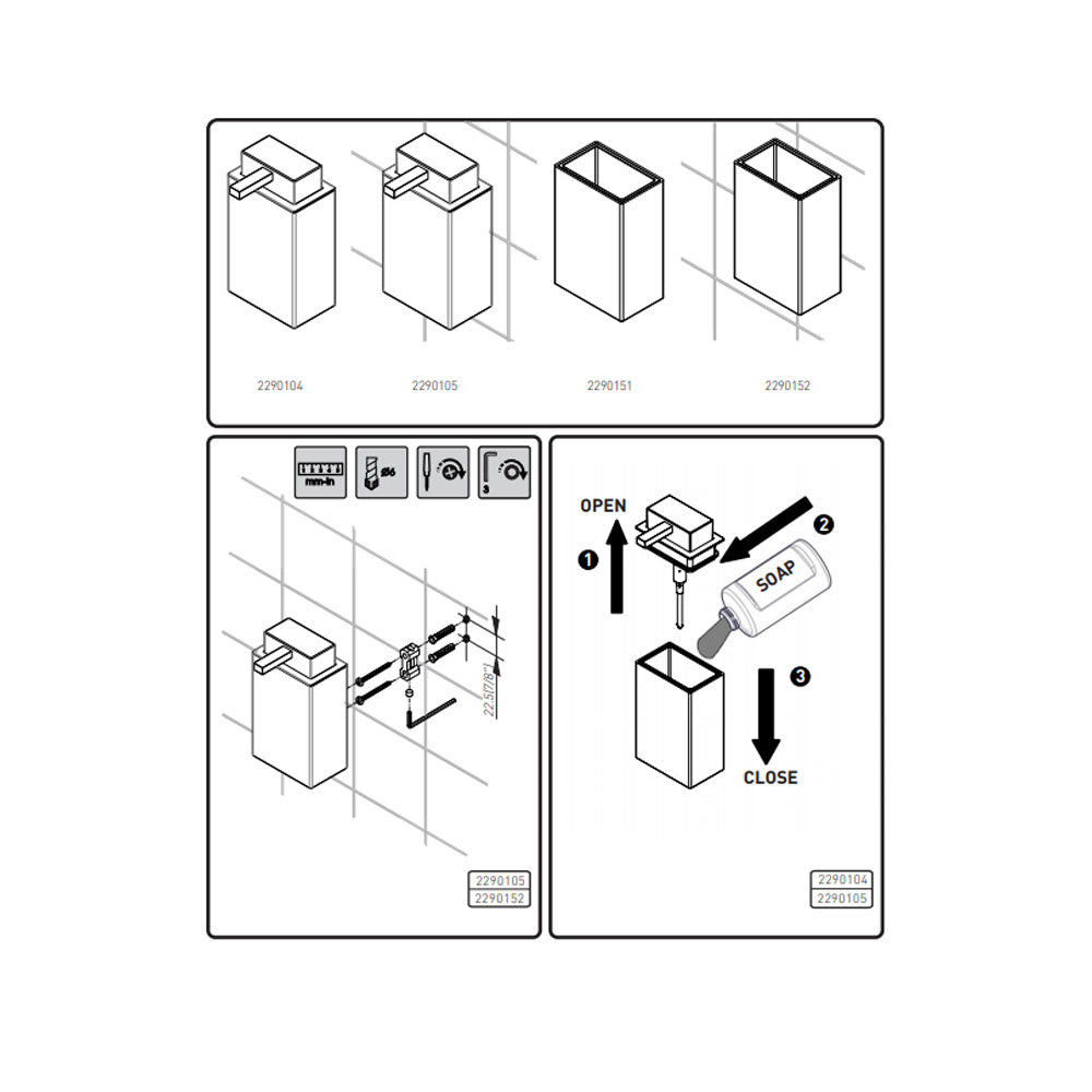 Porta Spazzolino a muro in ottone cromato della collezione 'Bath Life' by Cosmic