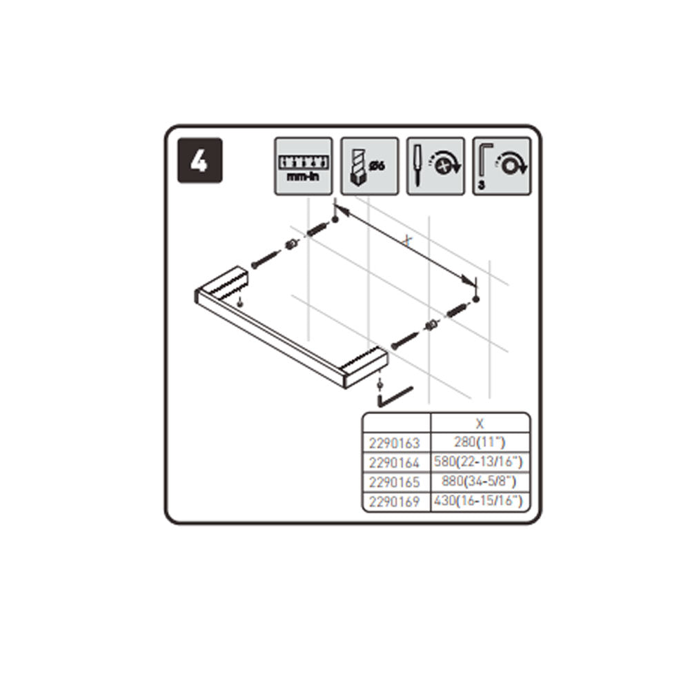 Porta asciugamani a muro in ottone cromato della collezione 'Bath Life' by Cosmic cm 8