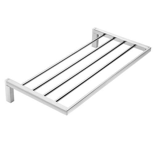 Porta asciugamani sospeso a mensola in ottone cromato della collezione 'Bath Life' by Cosmic cm 60x9