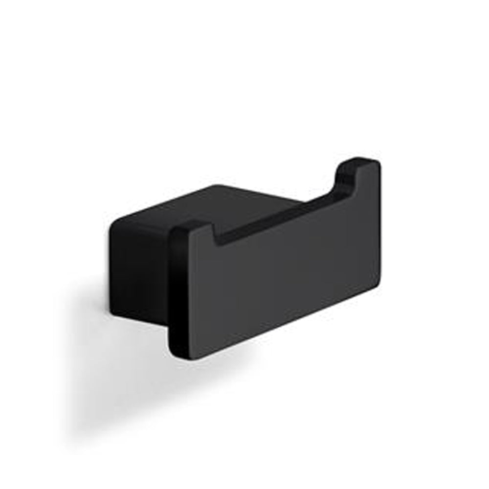 Appendiabiti doppio a parete Gedy serie Lounge - Nero Matt