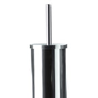 Porta scopino da terra acciaio inox cromo Metaform Wind