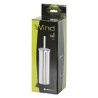 Porta scopino da terra acciaio inox cromo Metaform Wind