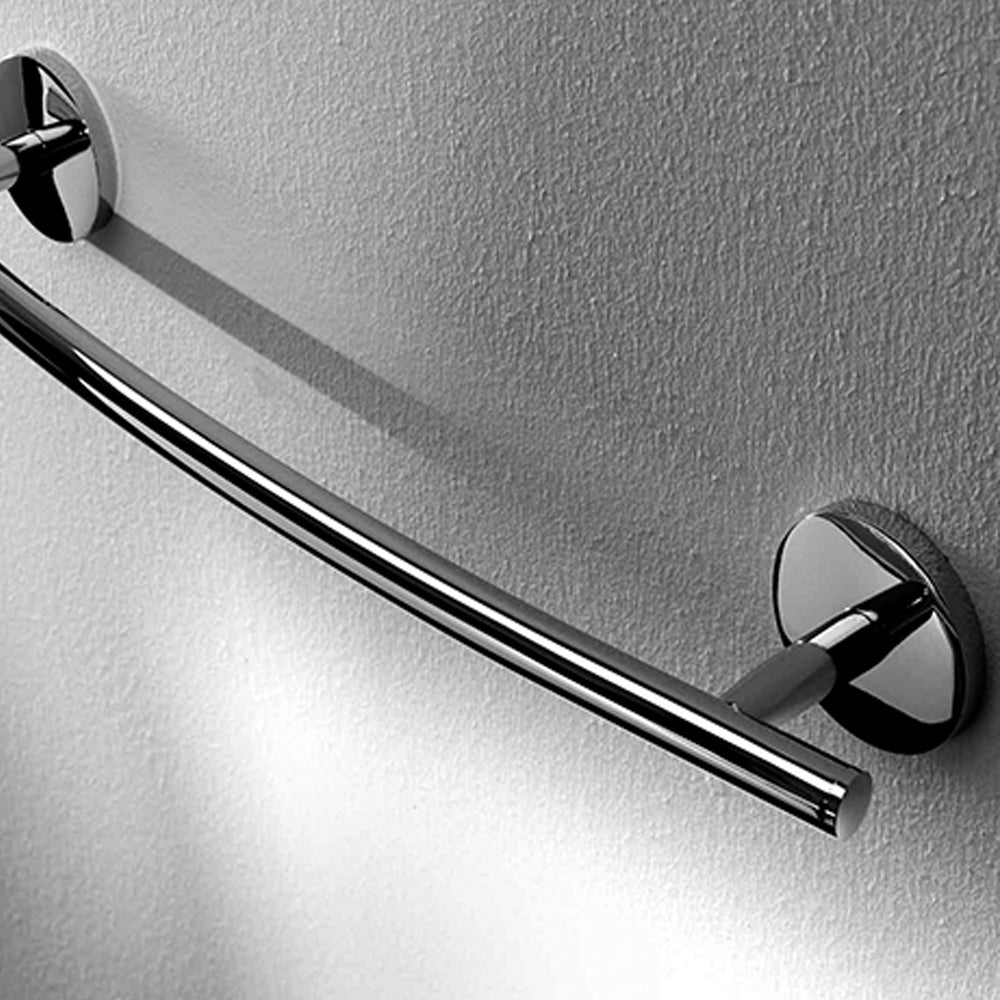 Portasalviette collezione 'STYLE' by ARES in leghe metalliche e acciaio cromato. Lunghezza 40 cm