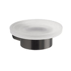 Portasapone a muro in Ottone e Cromall di Gedy serie Pirenei - Gun Metal