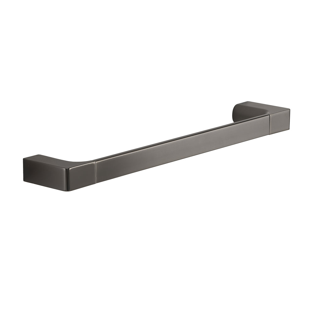 Porta asciugamani a muro Gedy serie Pirenei 35 cm - Gun Metal