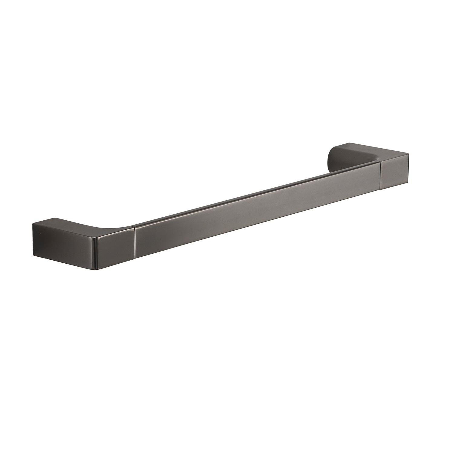 Porta asciugamani a muro Gedy serie Pirenei 35 cm - Gun Metal