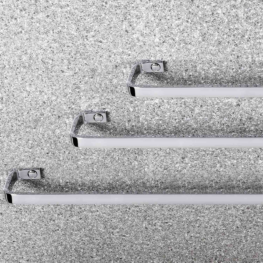 Porta salviette 60cm in ottone collezione Time di Colombo Design