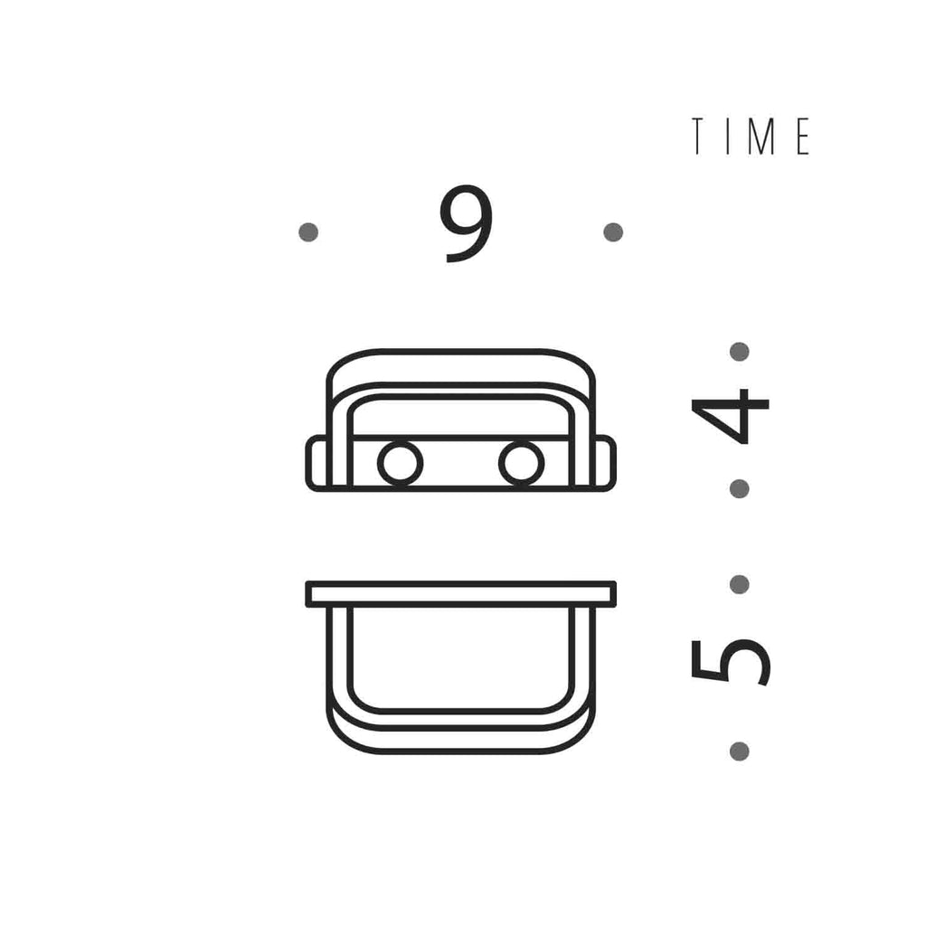 Appenditutto in ottone collezione Time di Colombo Design