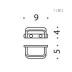 Appenditutto in ottone collezione Time di Colombo Design