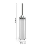 Scopino con ciuffo in setole - Gedy serie Wizard - Acciaio Inox