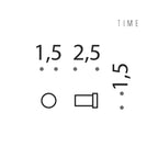 Appenditutto in ottone collezione Time di Colombo Design