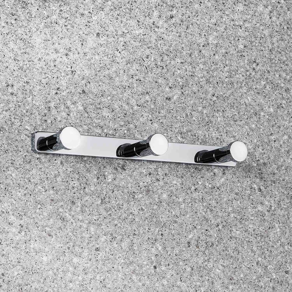 Appenditutto triplo in ottone collezione Time di Colombo Design