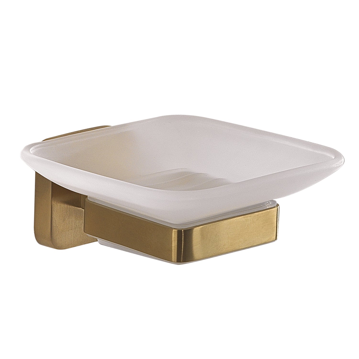 Portasapone Gedy modello Tonga 10.3x11.6xH5 cm - Oro Matt