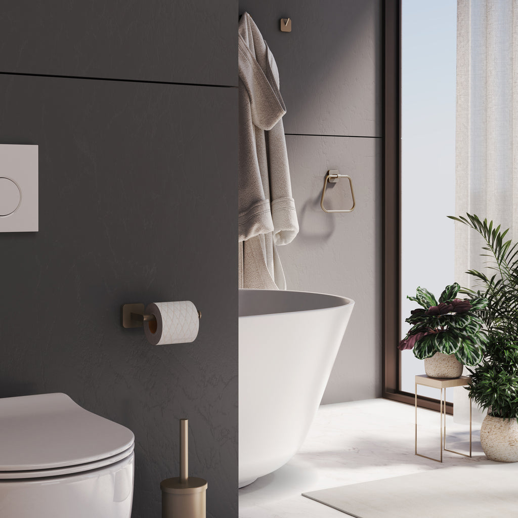 Scopino Gedy modello Tonga 8.3x8.3xH38 cm - Oro Matt