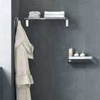 Appendino a muro in acciaio cromato della collezione 'Line' by Cosmic