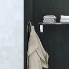 Appendino a muro in acciaio cromato della collezione 'Line' by Cosmic