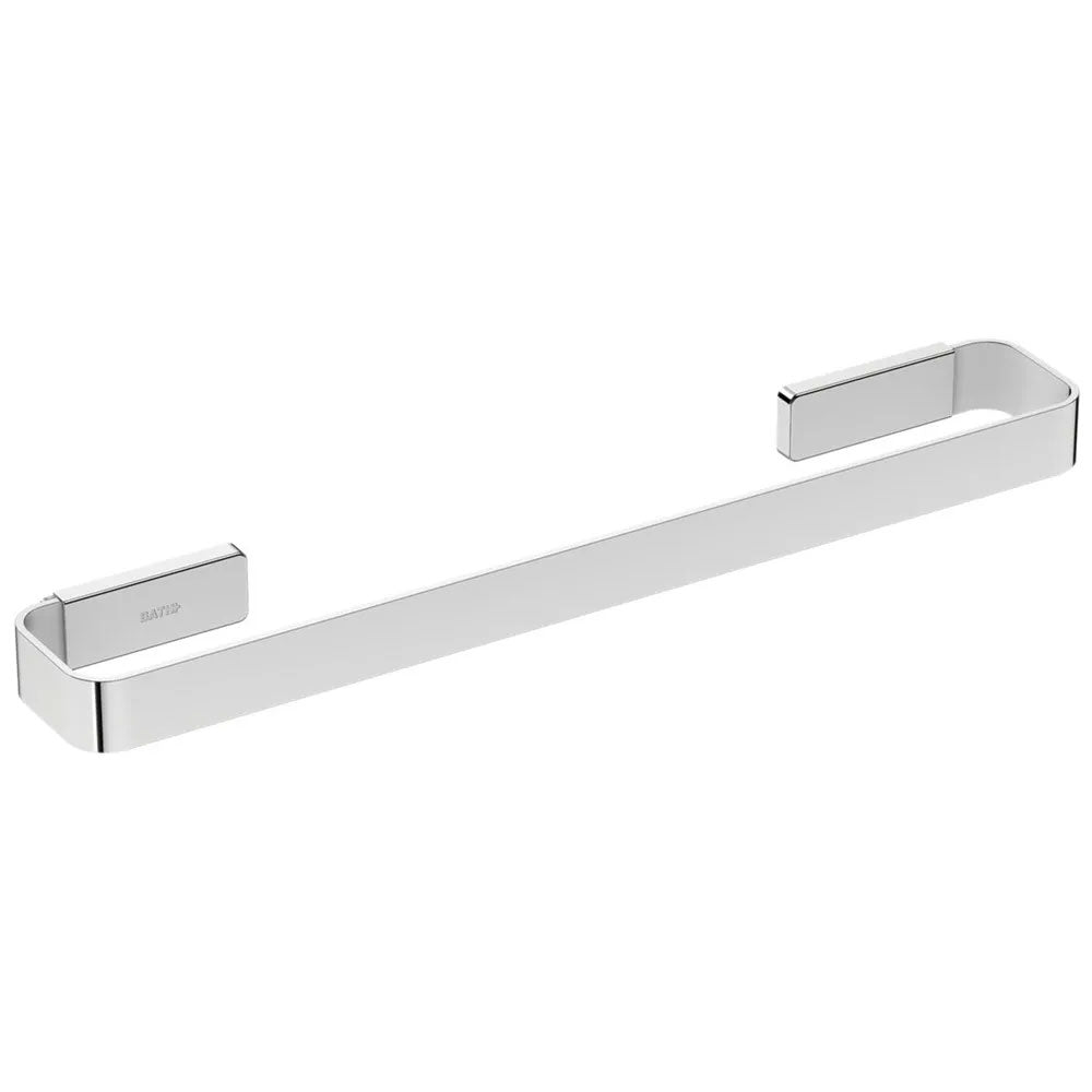 Porta asciugamano a muro in acciaio cromato della collezione 'Line' by Cosmic - cm 40x6