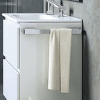 Porta asciugamano a muro in acciaio cromato della collezione 'Line' by Cosmic - cm 40x6