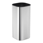 Bicchiere porta spazzolino da appoggio in acciaio cromato della collezione 'Line' by Cosmic - cm 6