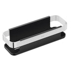 Porta sapone doccia estraibile in acciaio cromato e plastica della collezione 'Line' by Cosmic - cm 30x10