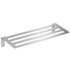 Porta asciugamani a mensola in acciaio cromato della collezione 'Line' by Cosmic - cm 50x21