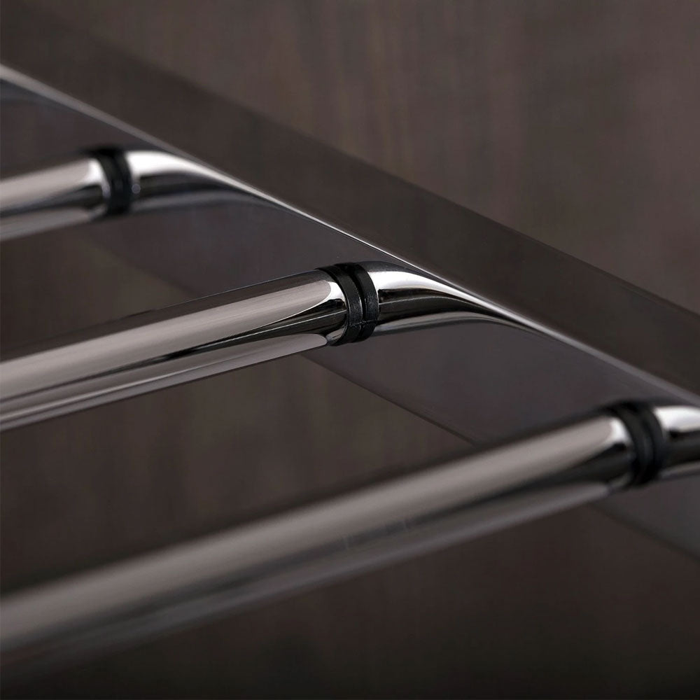 Porta asciugamani sospeso a mensola in ottone cromato della collezione 'Bath Life' by Cosmic cm 60x9