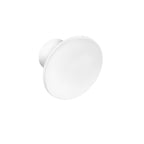 Appendino a muro in ottone verniciato della collezione 'Black & White' by Cosmic - Bianco satinato