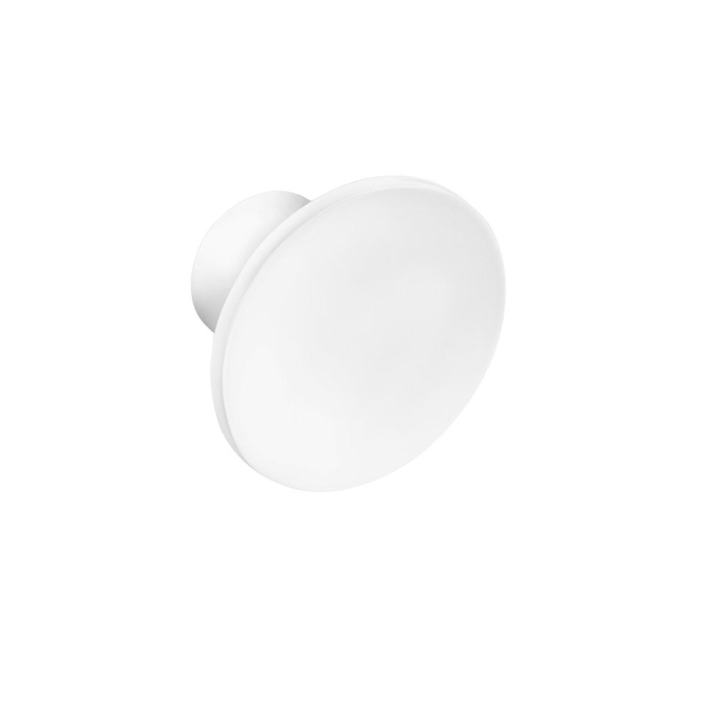 Appendino a muro in ottone verniciato della collezione 'Black & White' by Cosmic - Bianco satinato