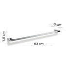 Portasalviette 63 cm in Ottone e Cromall Gedy serie Lanzarote - Cromato