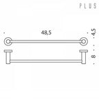 Porta salviette cm 48