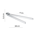 Portasalviette a snodo a parete Gedy serie Azzorre - Cromato