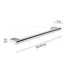 Portasalviette 50 cm in ottone e Cromall Gedy serie Canarie - Cromato