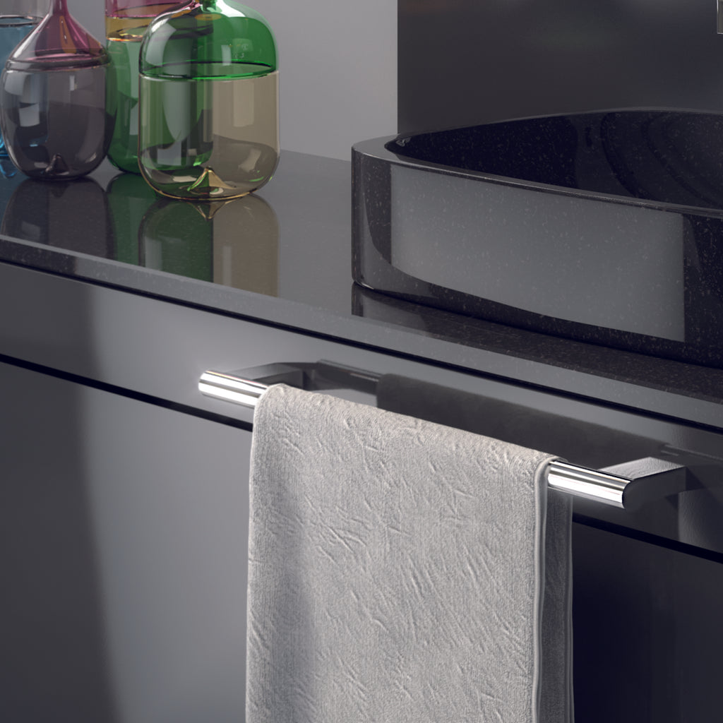 Portasalviette 50 cm in ottone e Cromall Gedy serie Canarie - Cromato