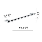 Portasalviette 65 cm in ottone e Cromall Gedy serie Canarie - Cromato