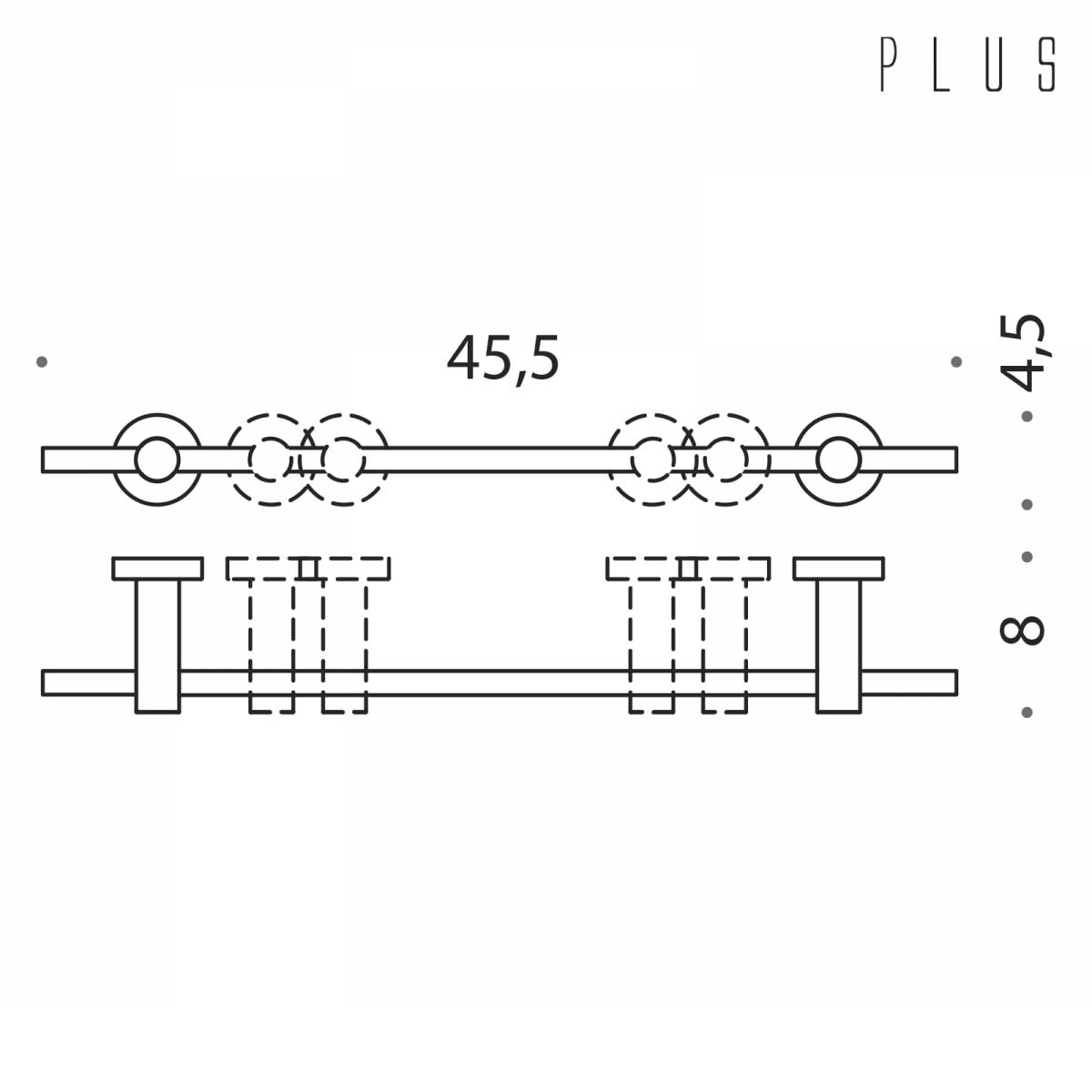 Porta salviette cm 45