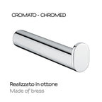 Portarotolo di riserva in ottone e Cromall Gedy serie Canarie - Cromato