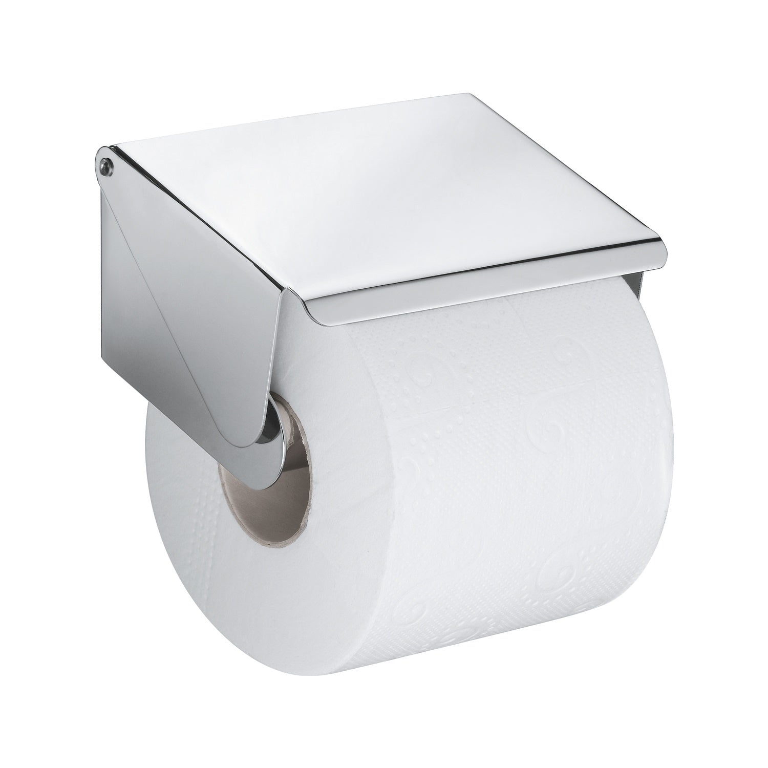 Portarotolo coperto in ottone e Cromall Gedy serie Canarie - Cromato