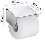 Portarotolo coperto in ottone e Cromall Gedy serie Canarie - Cromato