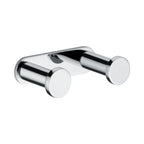 Appendiabiti doppio in ottone e Cromall Gedy serie Canarie - Cromato