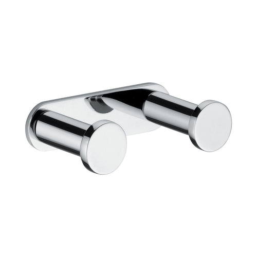 Appendiabiti doppio in ottone e Cromall Gedy serie Canarie - Cromato