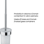 Scopino in ottone e Cromall Gedy serie Canarie - Cromato