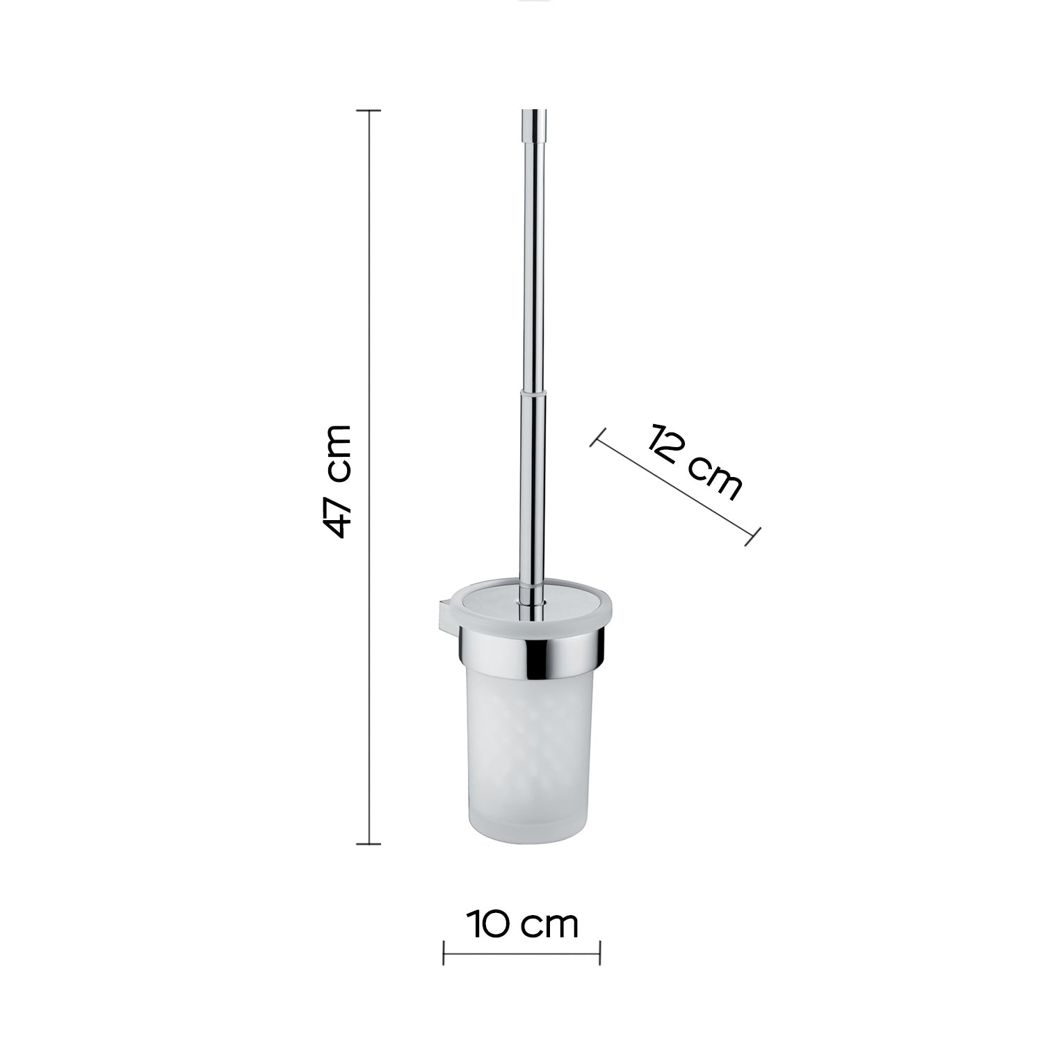 Scopino in ottone e Cromall Gedy serie Canarie - Cromato