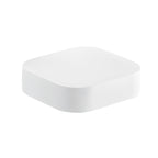 Portasapone inamovibile in Cromall Outline di Gedy - Bianco Matt